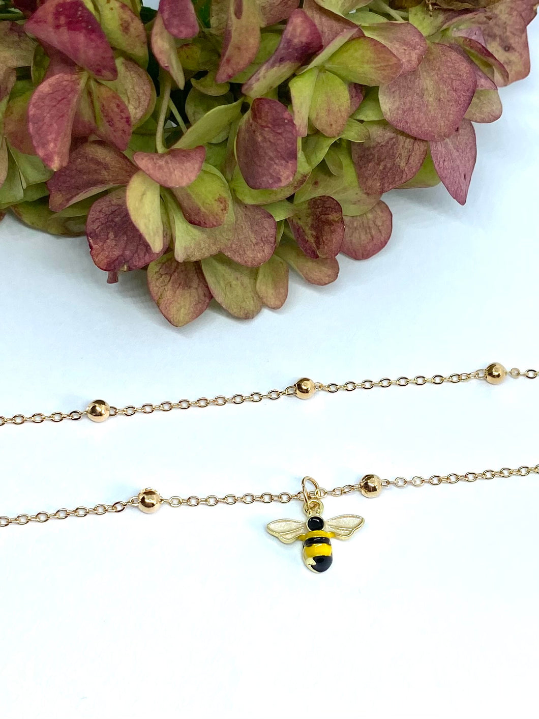 2 Piece Bee Anklet
