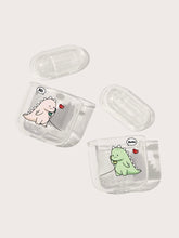 Load image into Gallery viewer, Airpod Case - 2pc Couple Cartoon Dinosaur Clear
