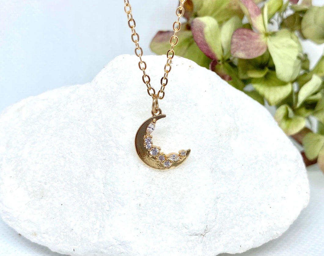Moon  Charm Necklace