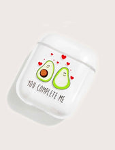 Load image into Gallery viewer, Airpod Case - Avocado You Complete Me - Clear
