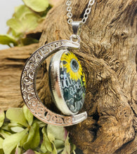 Load image into Gallery viewer, &quot;You are my Sunshine&quot; Sunflower &amp; Moon Necklace
