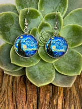 Load image into Gallery viewer, Van Gogh&#39;s Starry Nights Earrings
